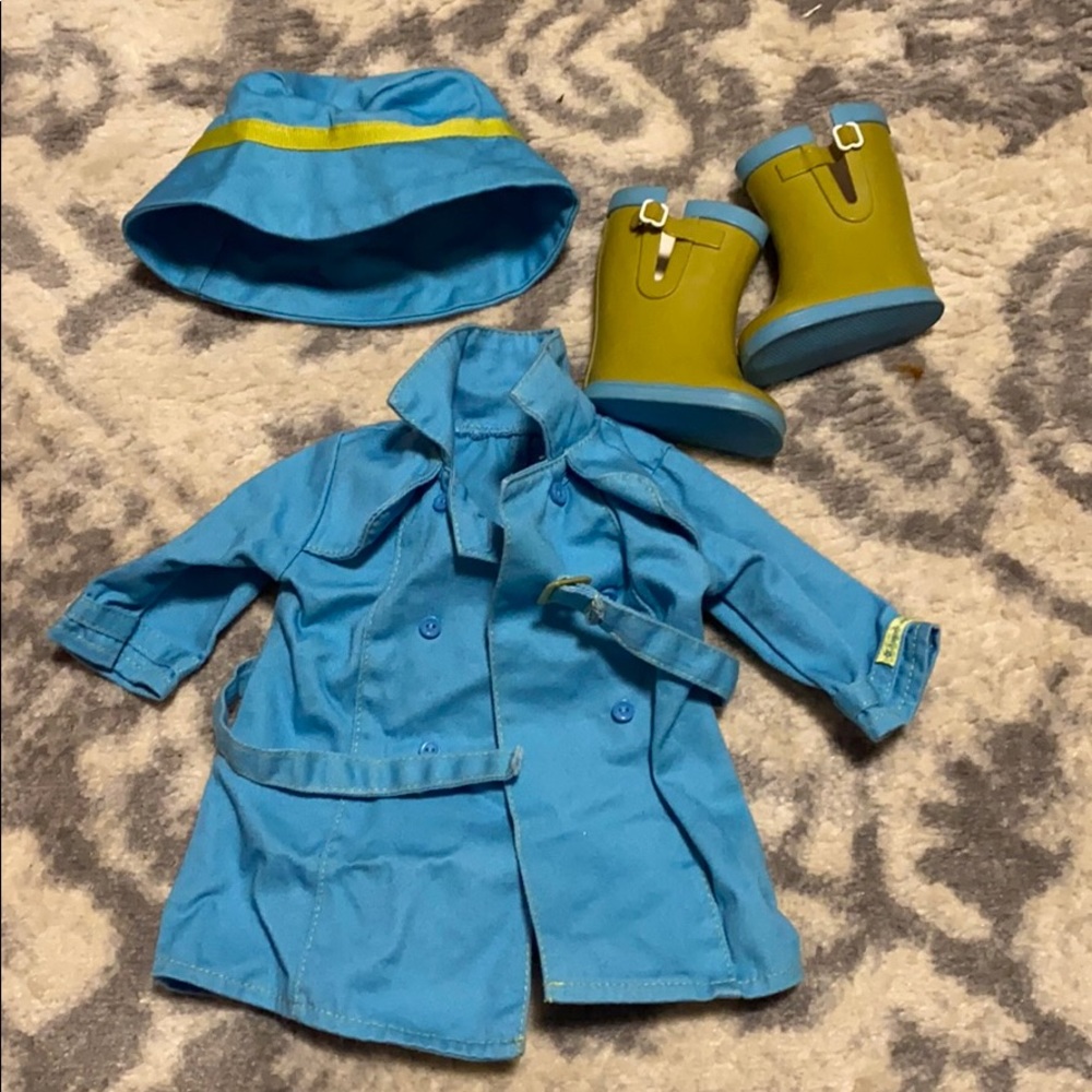 American Girl Doll Lanies rain set